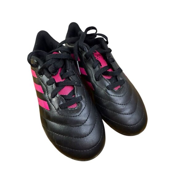 Adidas Goletto Pink Black Unisex Kids Size 12K Soccer Cleats - Picture 2 of 9